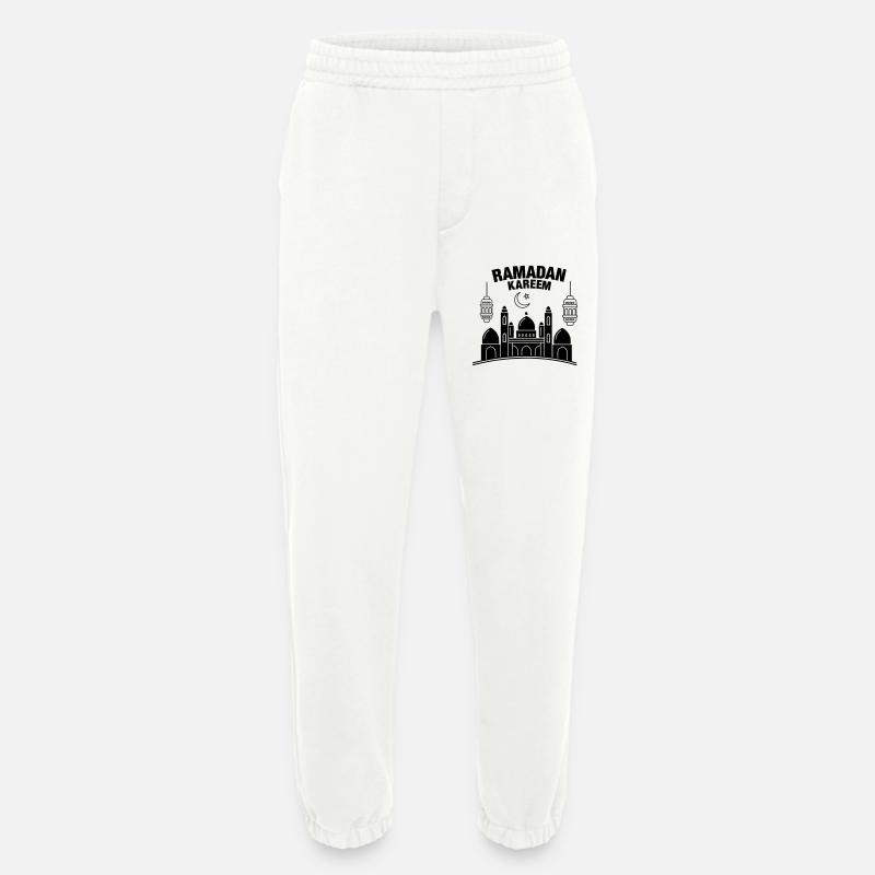 Ramadan Kareem Lichter - Heavyweight Jogginghose - made by SPREAD  - OFF WHITE