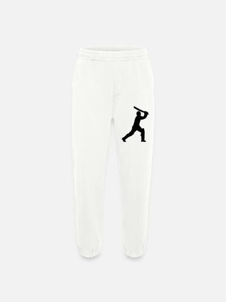 Cricket shadow image - Heavyweight Jogging Pants - made by SPREAD - OFF WHITE