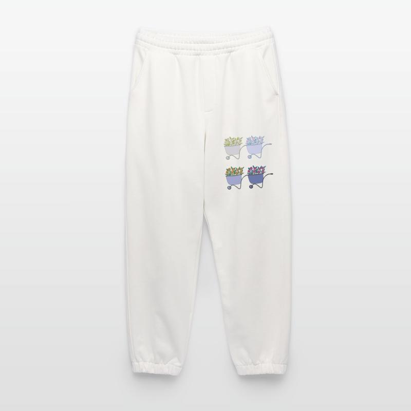 Wheelbarrows 4-fold Heavyweight Jogging Pants - made by SPREAD 