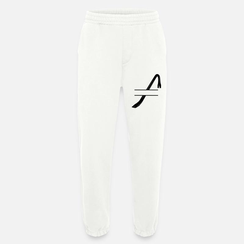 Einbruchslogo Brechstange oder Brechstange - Heavyweight Jogginghose - made by SPREAD  - OFF WHITE