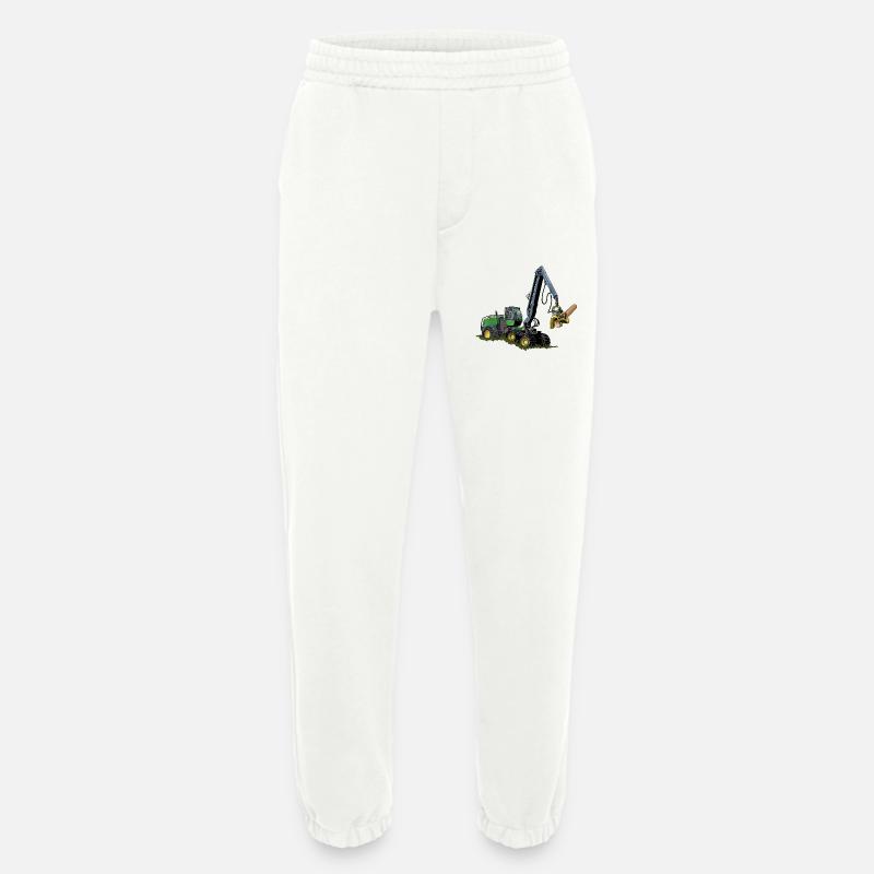 Harvester, Timber Harvester - Heavyweight Jogging Pants - made by SPREAD  - OFF WHITE
