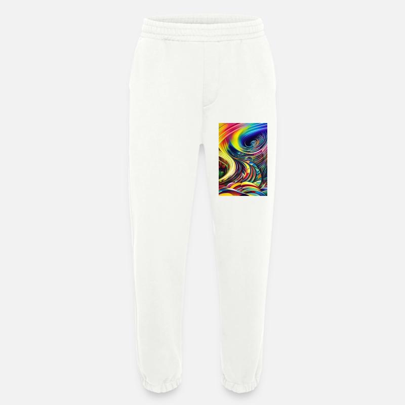 Abstrakte Kunst - Heavyweight Jogginghose - made by SPREAD  - OFF WHITE