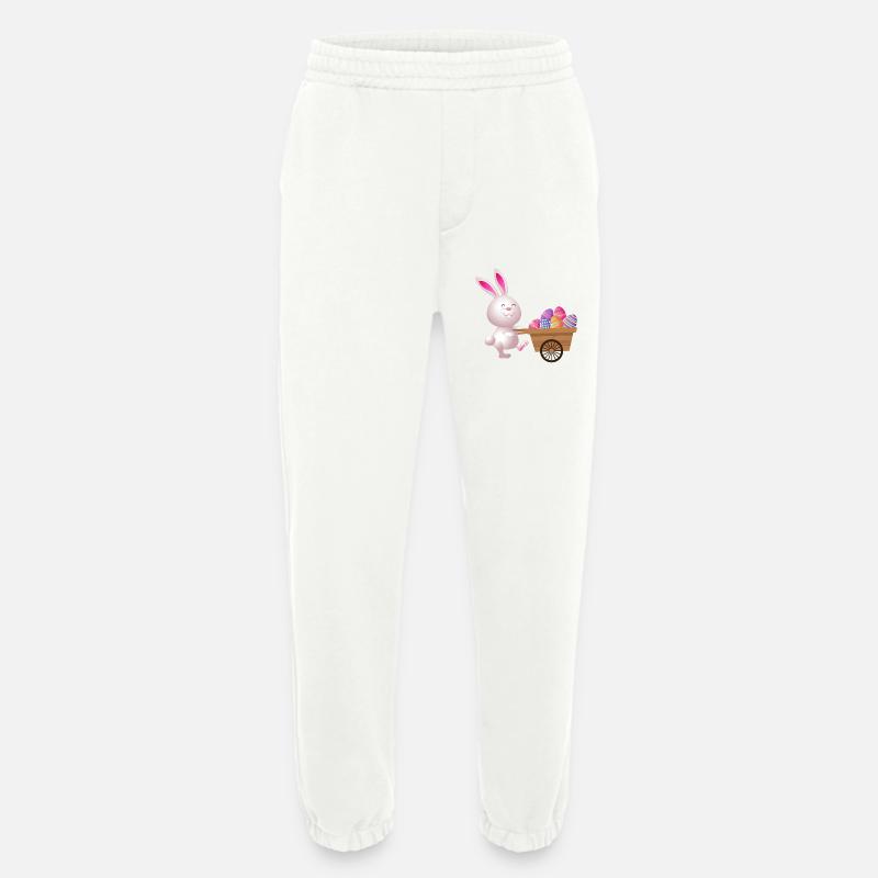 Easter, Easter, Easter - Heavyweight Jogging Pants - made by SPREAD  - OFF WHITE