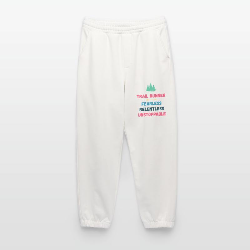 Trail Runner - Intrépide. Implacable. Imparable. Pantalon de jogging bio épais fabriqué en UE