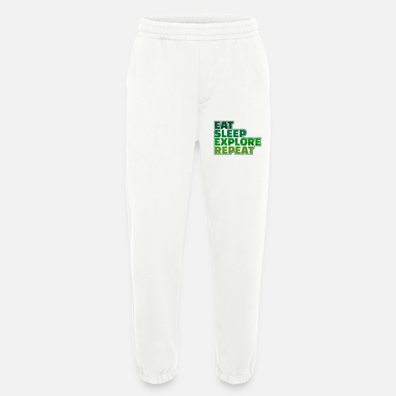 Wandern Bergsteigen Statement Wanderer Wanderwege - Heavyweight Jogginghose - made by SPREAD  - OFF WHITE