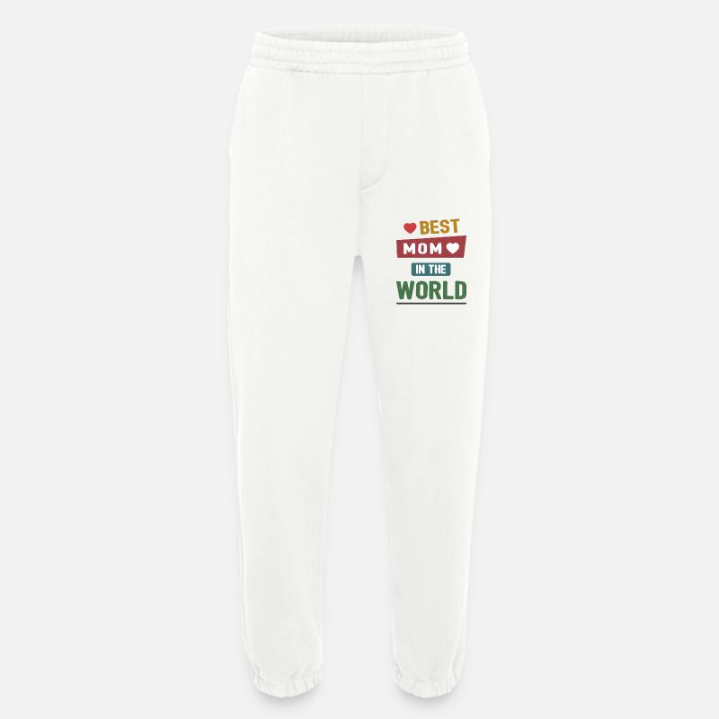 Beste Mutter der Welt - Heavyweight Jogginghose - made by SPREAD  - OFF WHITE