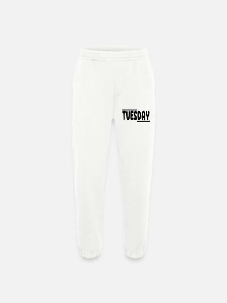Mardi - Pantalon de jogging bio épais fabriqué en UE - OFF WHITE