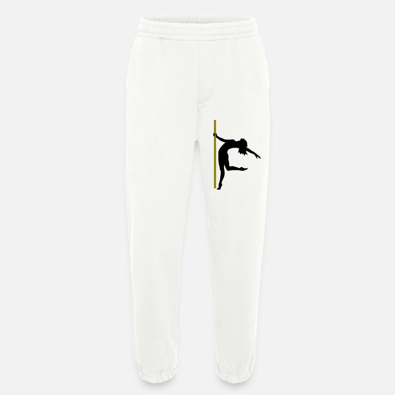 Die Silhouette einer Poledancerin - Heavyweight Jogginghose - made by SPREAD  - OFF WHITE