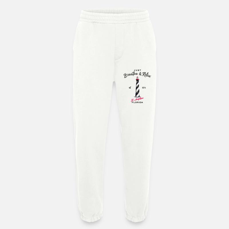 Florida, Leuchtturm St. Augustine - Heavyweight Jogginghose - made by SPREAD  - OFF WHITE
