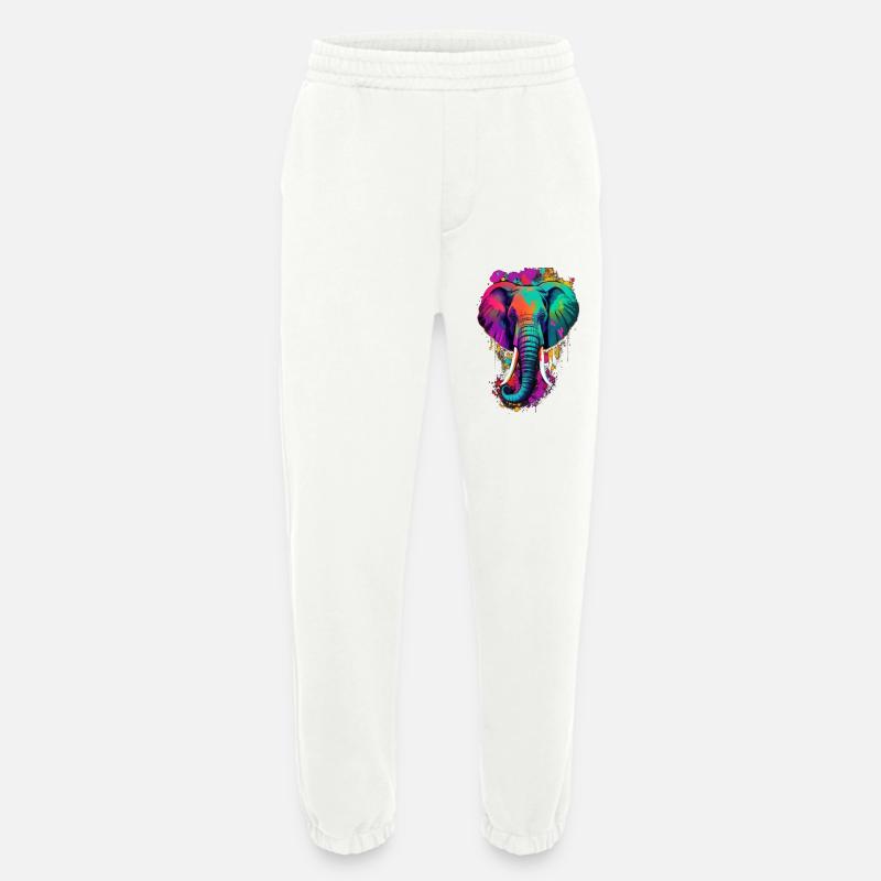 Elefant - Heavyweight Jogginghose - made by SPREAD  - OFF WHITE