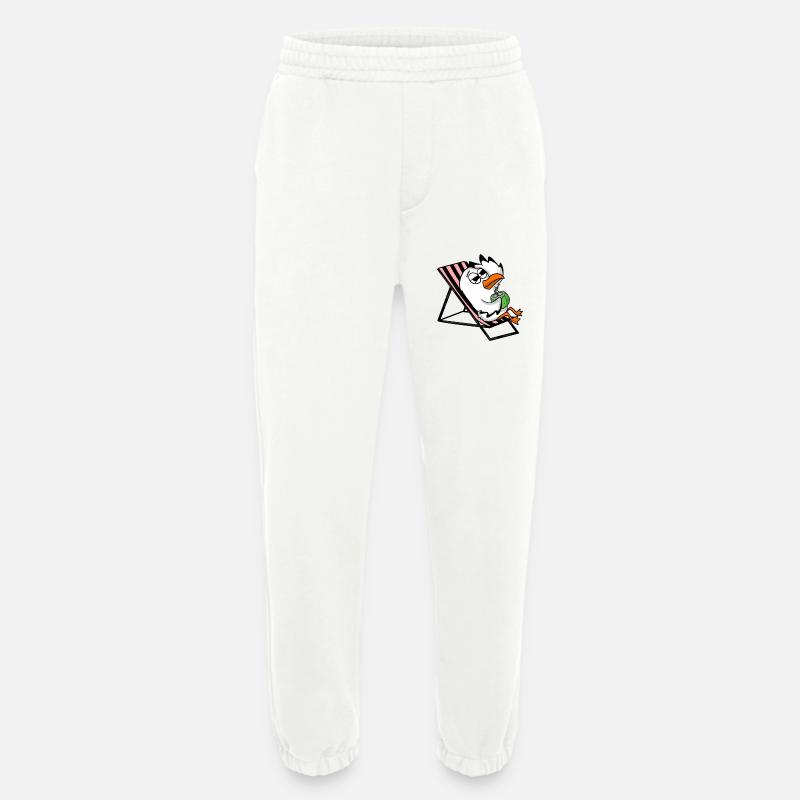 Mouette - Pantalon de jogging bio épais fabriqué en UE - OFF WHITE
