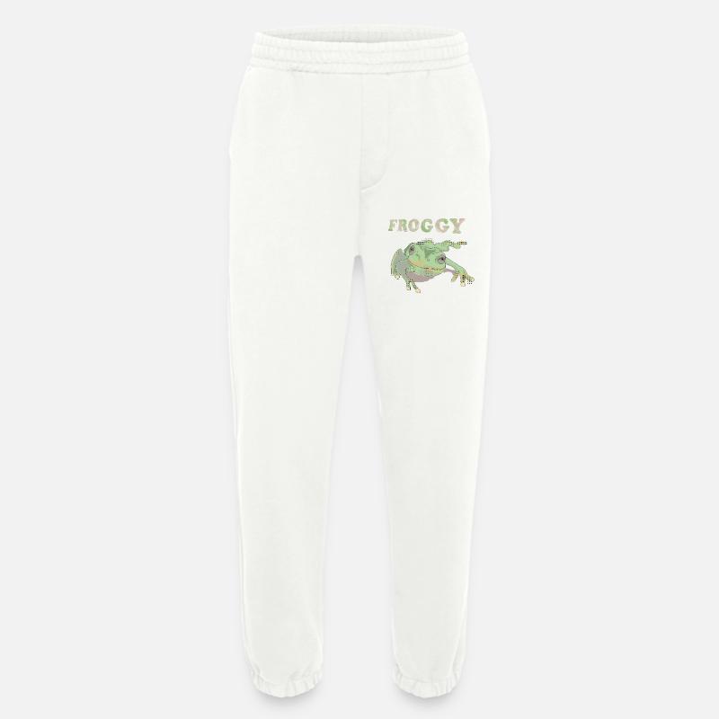 Froggie - Heavyweight Jogging Pants - made by SPREAD  - OFF WHITE
