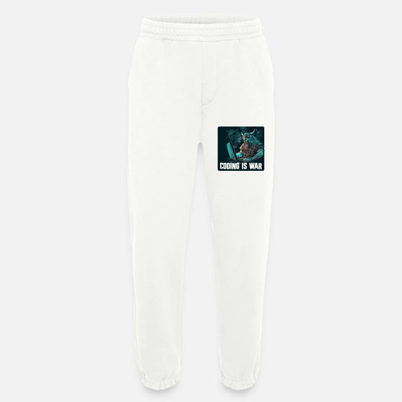 Programmier Wikinger - Heavyweight Jogginghose - made by SPREAD  - OFF WHITE