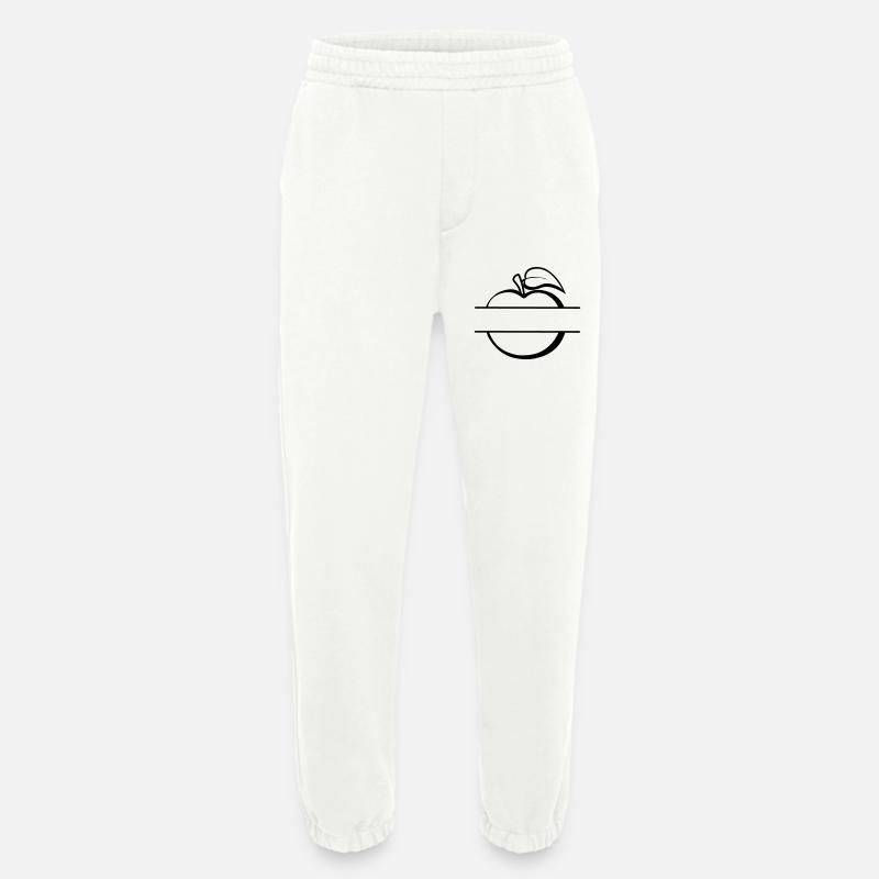 Banner Apfel Logo - Heavyweight Jogginghose - made by SPREAD  - OFF WHITE