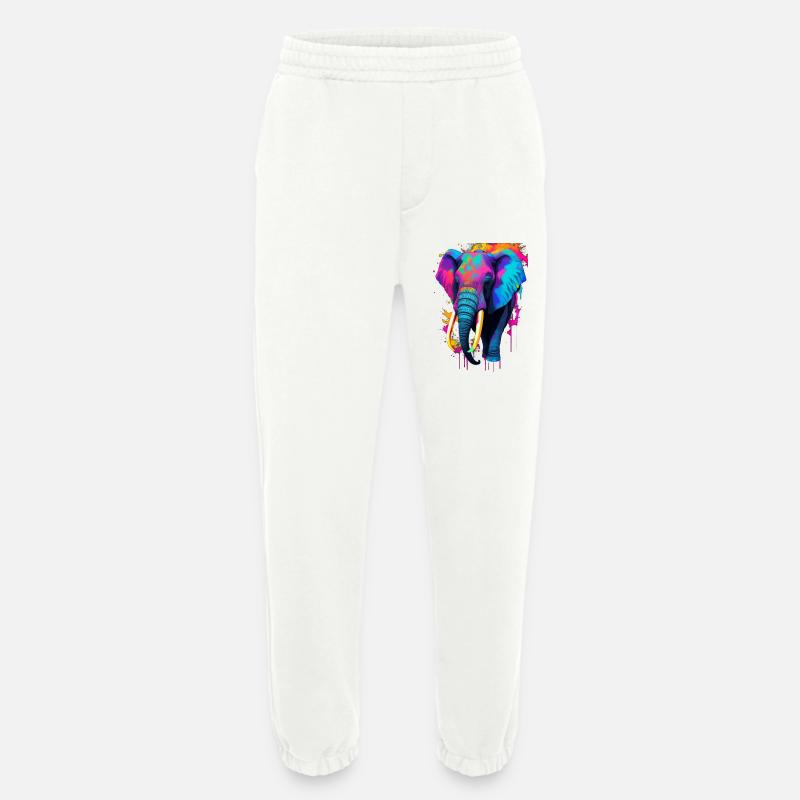 Elephant - Heavyweight Jogging Pants - made by SPREAD  - OFF WHITE