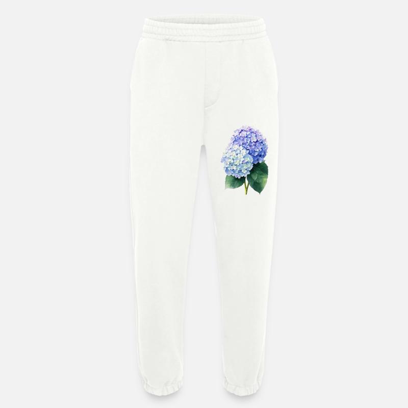 Hydrangea - Heavyweight Jogging Pants - made by SPREAD  - OFF WHITE