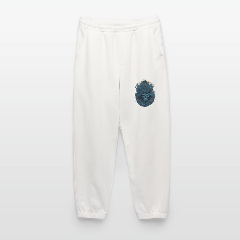 Blauer Samurai Skelett Schädel - Blauer Samurai Schädel Heavyweight Jogginghose - made by SPREAD 