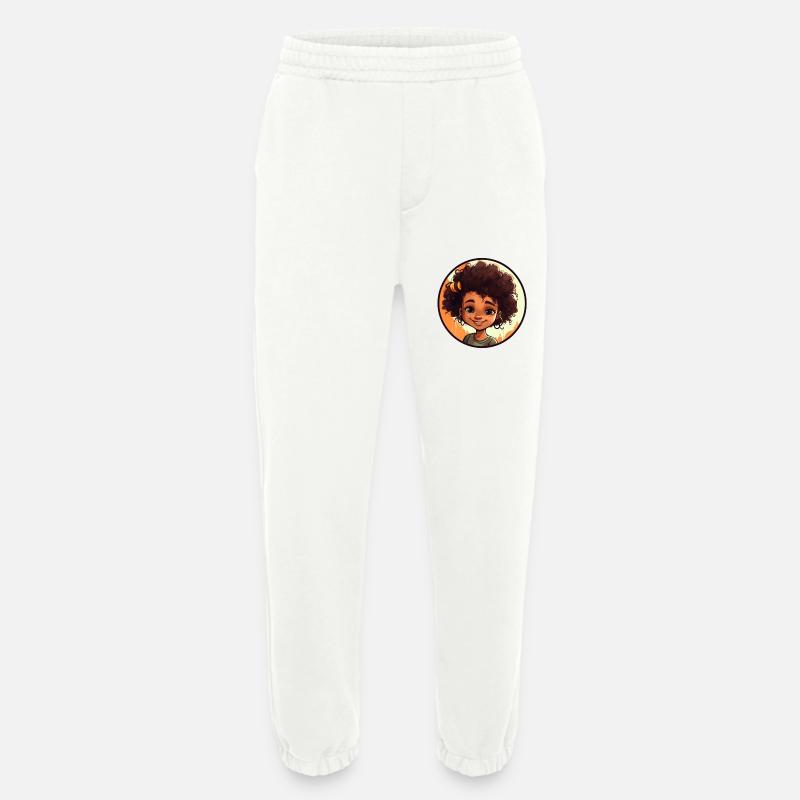 Lebendige Comic-Charakter Illustration - Heavyweight Jogginghose - made by SPREAD  - OFF WHITE