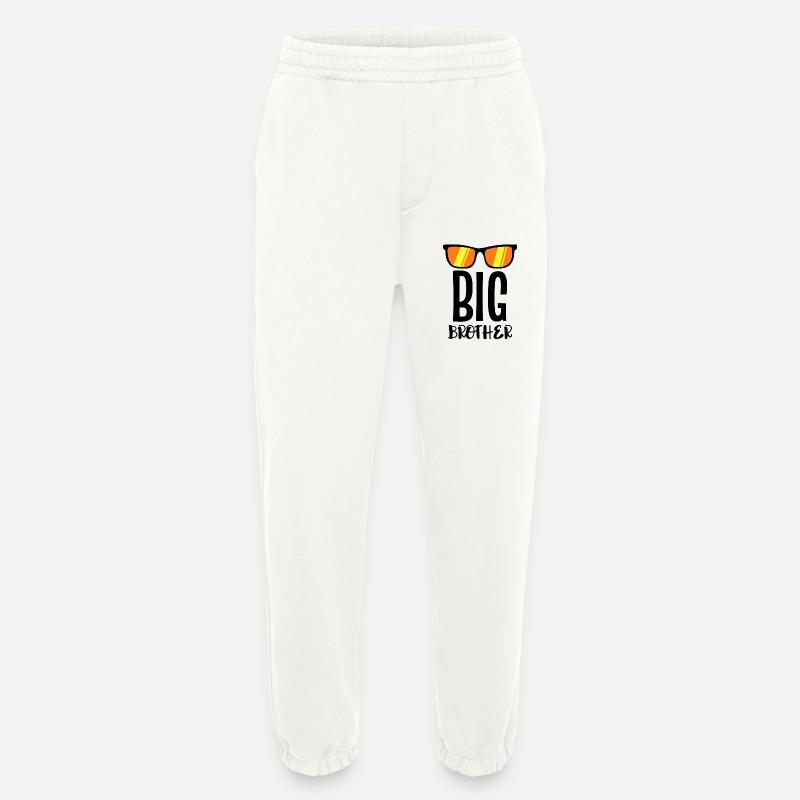 Bruderherz Statement Stolzer Großer bruder - Heavyweight Jogginghose - made by SPREAD  - OFF WHITE