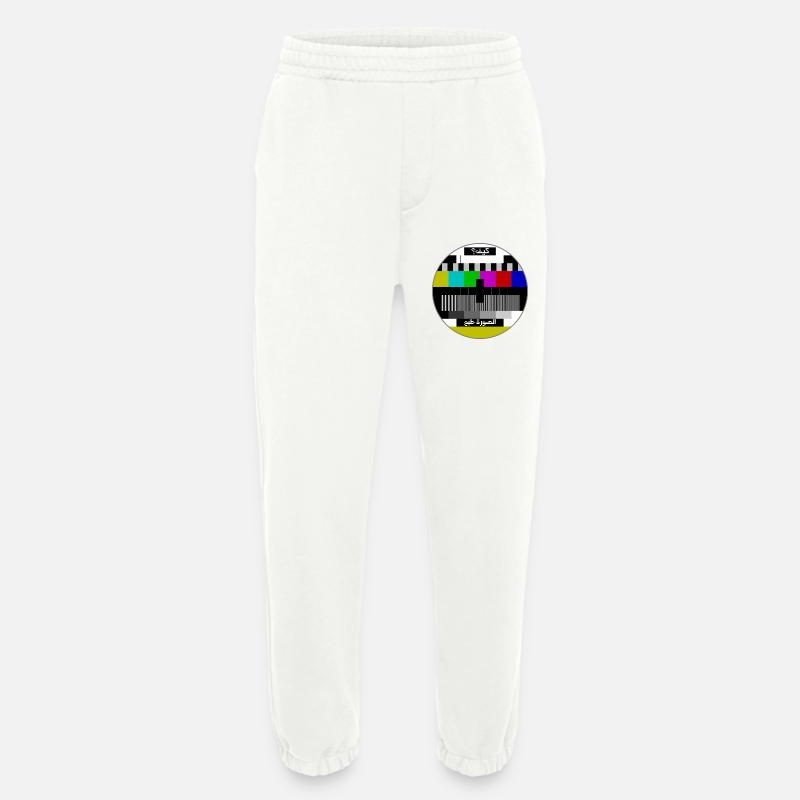 Test pattern arabic - Heavyweight Jogging Pants - made by SPREAD  - OFF WHITE