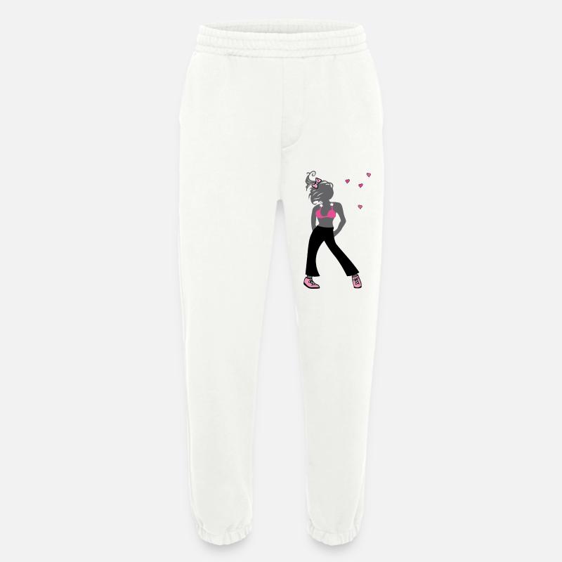 Junges Mädchen - Heavyweight Jogginghose - made by SPREAD  - OFF WHITE