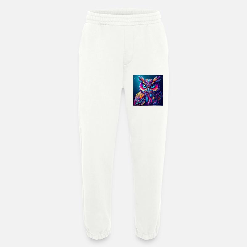 Eule - Heavyweight Jogginghose - made by SPREAD  - OFF WHITE
