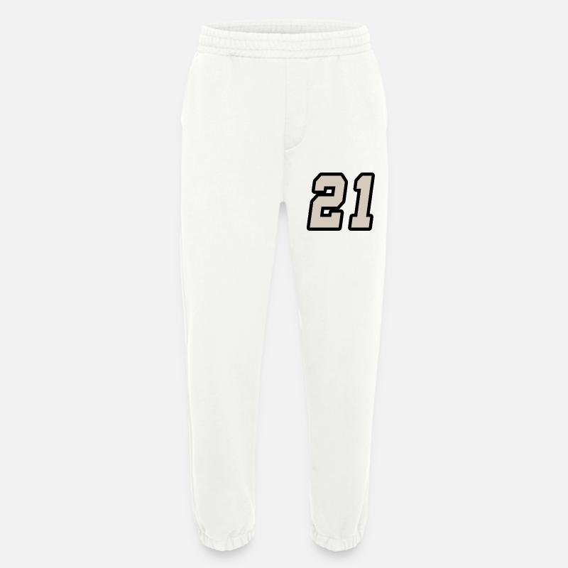 Nummer einundzwanzig 21 - Heavyweight Jogginghose - made by SPREAD  - OFF WHITE