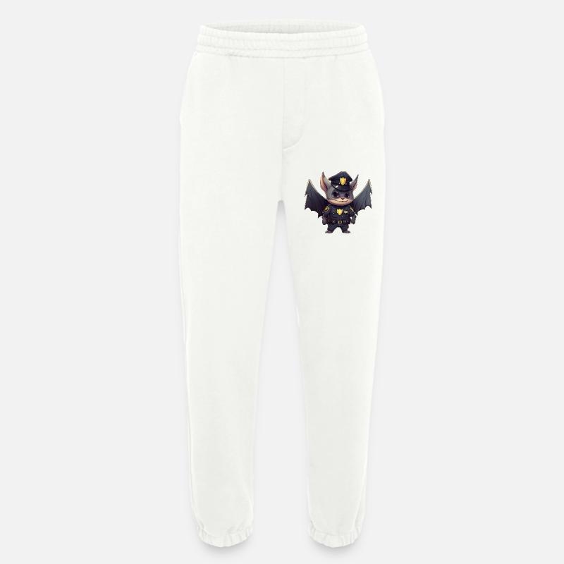 Fledermaus Polizei - Heavyweight Jogginghose - made by SPREAD  - OFF WHITE