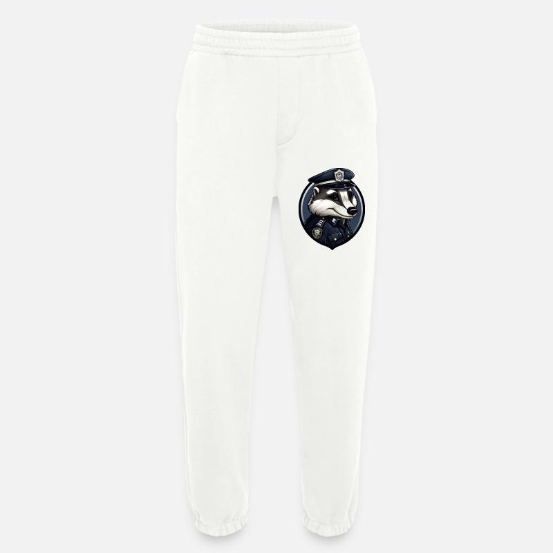Dachs Polizei - Heavyweight Jogginghose - made by SPREAD  - OFF WHITE