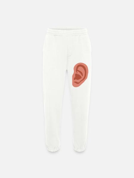 Big ear - Heavyweight Jogging Pants - made by SPREAD - OFF WHITE