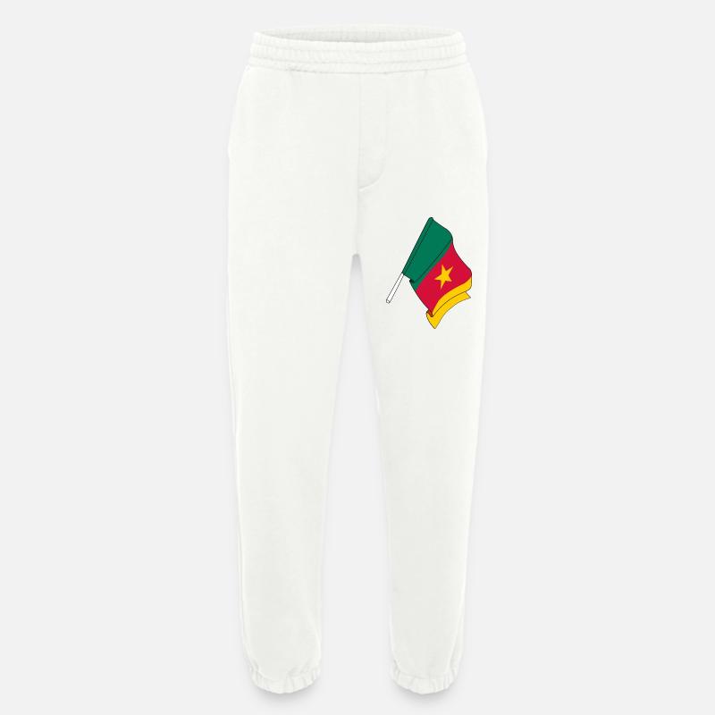 Flagge Kamerun - Heavyweight Jogginghose - made by SPREAD  - OFF WHITE