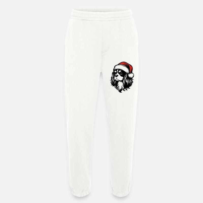 Cavalier King Christmas - Elegantes Geschenk - Heavyweight Jogginghose - made by SPREAD  - OFF WHITE