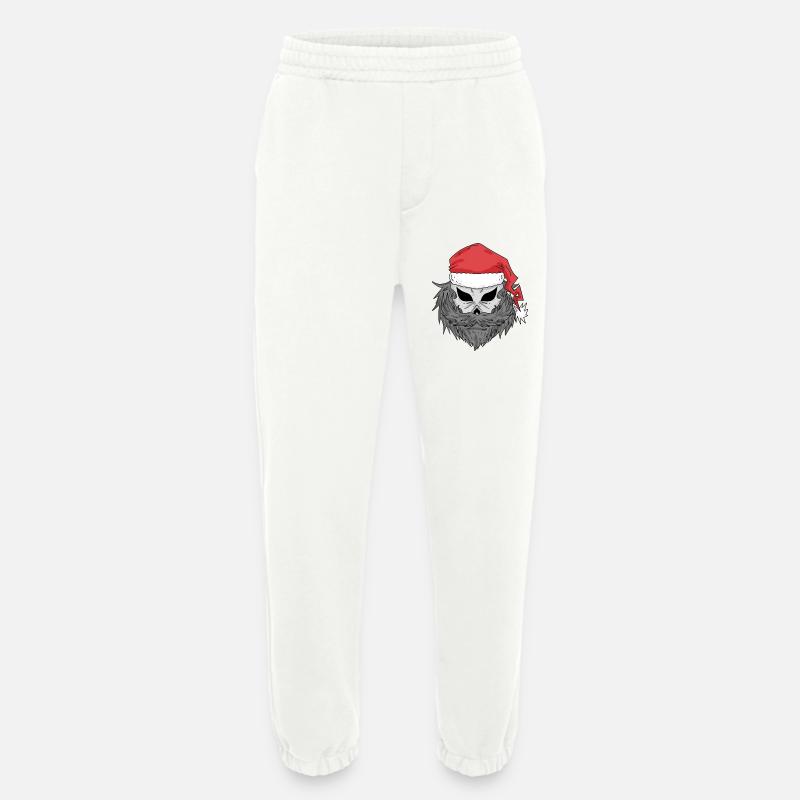 Weihnachtsmann Totenkopf - Heavyweight Jogginghose - made by SPREAD  - OFF WHITE