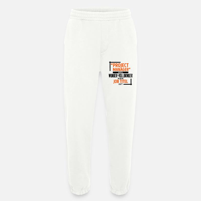 Projektmanager Vorgesetzter Job manager Statement - Heavyweight Jogginghose - made by SPREAD  - OFF WHITE