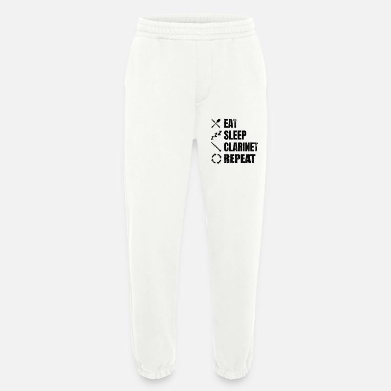 Klarinettist Tägliche Routine - Heavyweight Jogginghose - made by SPREAD - OFF WHITE