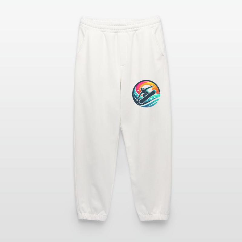Snowboard - Vibrations of snowboard evolution Heavyweight Jogging Pants - made by SPREAD 