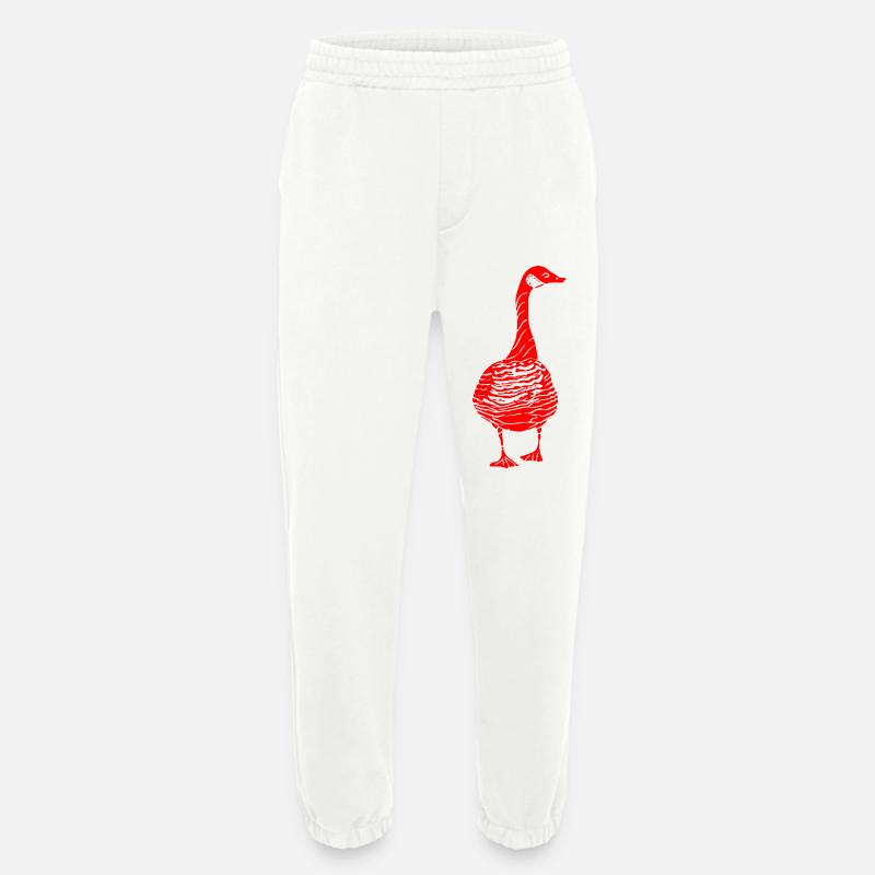 Red Goose - Heavyweight Jogging Pants - made by SPREAD - OFF WHITE