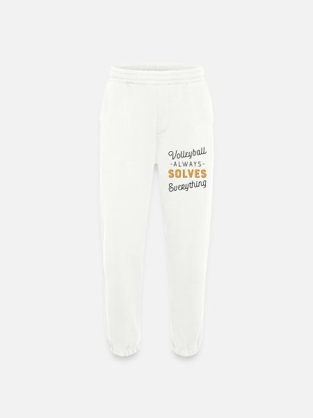 Volleyball - Heavyweight Jogging Pants - made by SPREAD - OFF WHITE