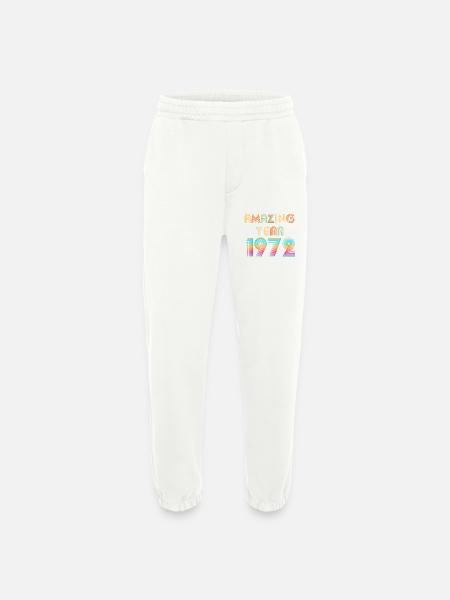 Amazing YEAR 1972 - Heavyweight Jogging Pants - made by SPREAD - OFF WHITE