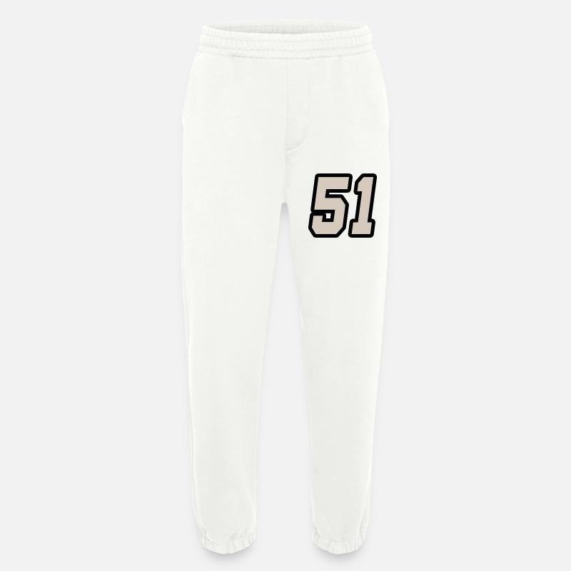 Nummer einundfünfzig 51 - Heavyweight Jogginghose - made by SPREAD  - OFF WHITE