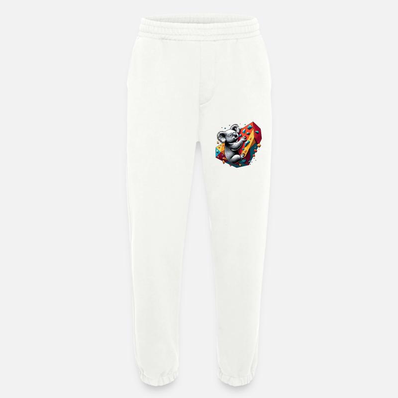 Bouldern Koala Geschenk - Heavyweight Jogginghose - made by SPREAD  - OFF WHITE