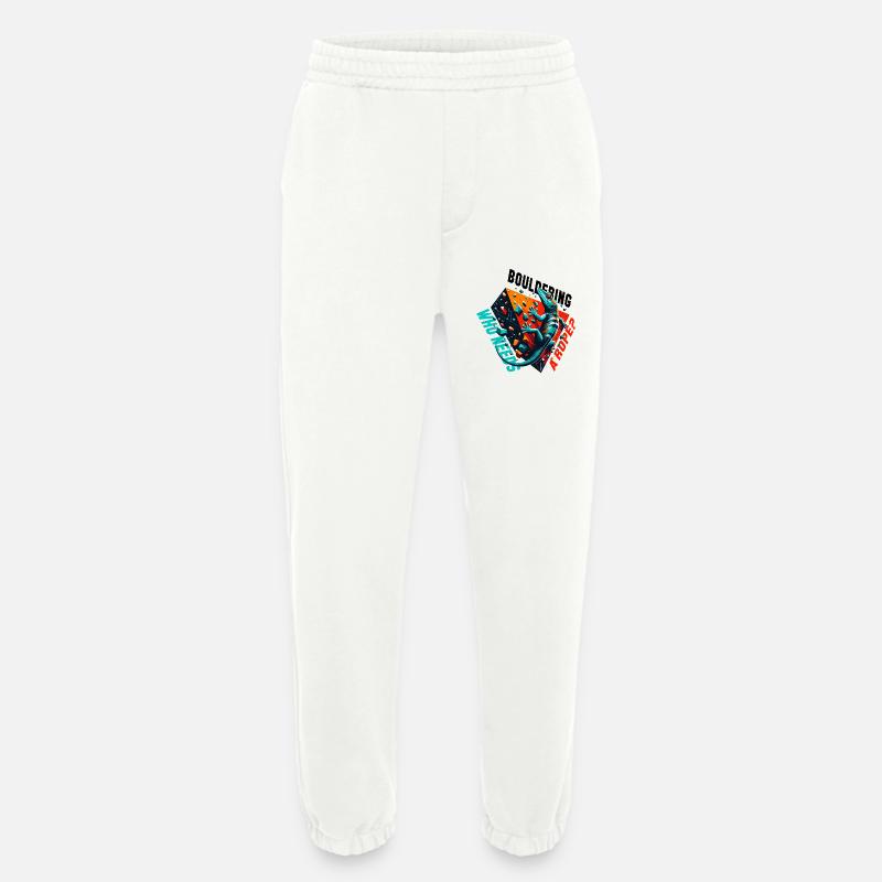 Bouldern Gecko Seil? Geschenk - Heavyweight Jogginghose - made by SPREAD  - OFF WHITE