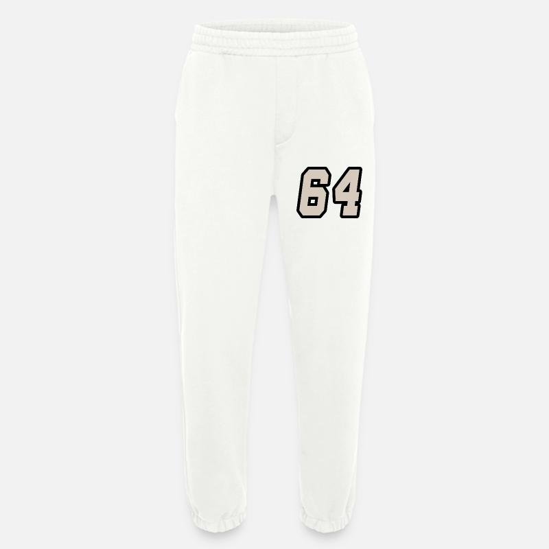 Nummer vierundsechzig 64 - Heavyweight Jogginghose - made by SPREAD  - OFF WHITE