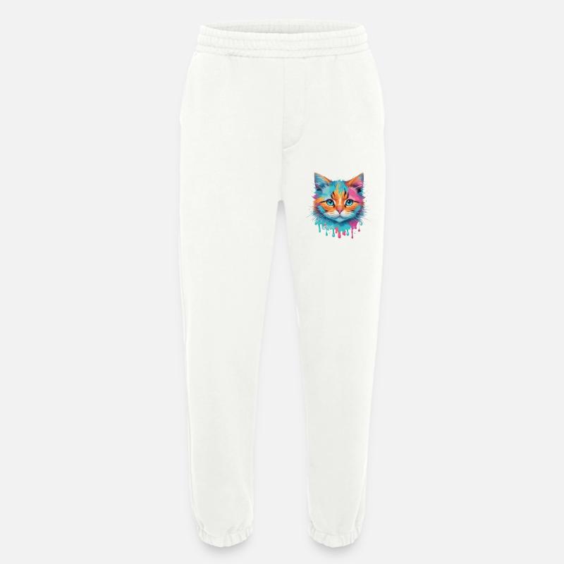 Niedliche Katze - Heavyweight Jogginghose - made by SPREAD - OFF WHITE