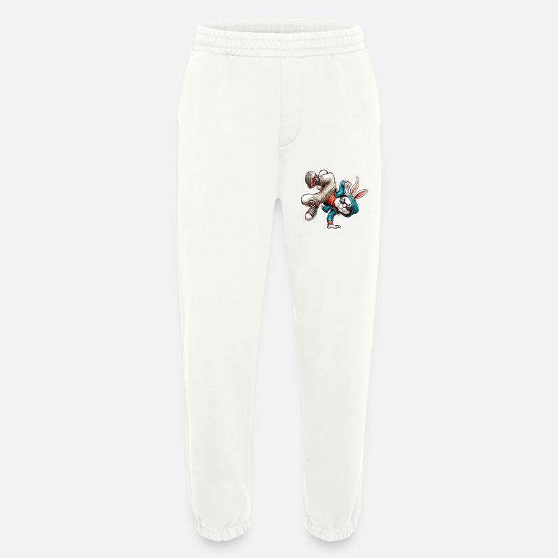 Easter Easter Bunny Dancing Breakdance - Heavyweight Jogging Pants - made by SPREAD  - OFF WHITE