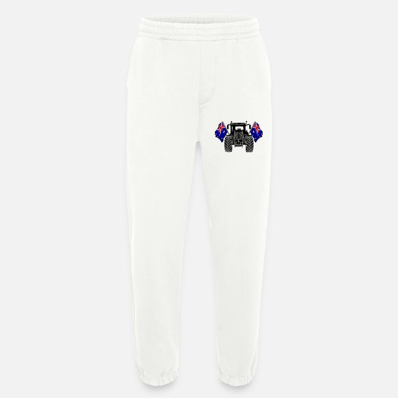 Traktor zwei Flaggen Australien - Heavyweight Jogginghose - made by SPREAD  - OFF WHITE