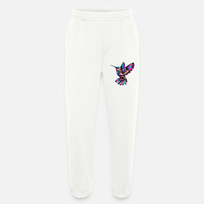 Hummingbird - Heavyweight Jogging Pants - made by SPREAD  - OFF WHITE