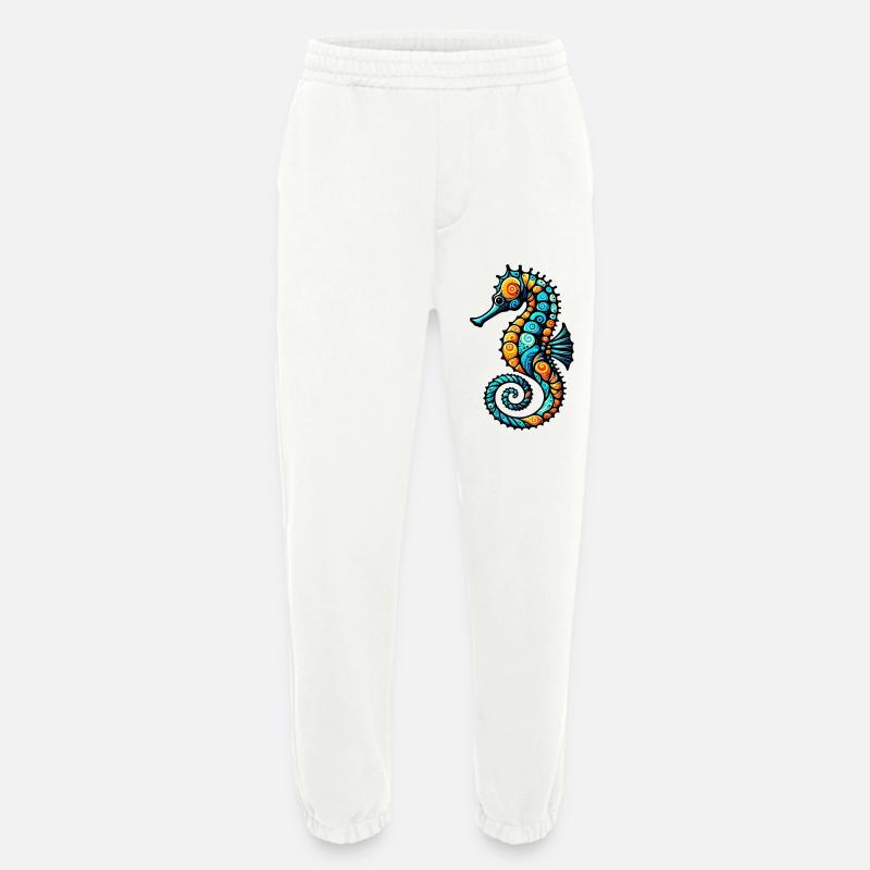 Seepferdchen - Heavyweight Jogginghose - made by SPREAD  - OFF WHITE
