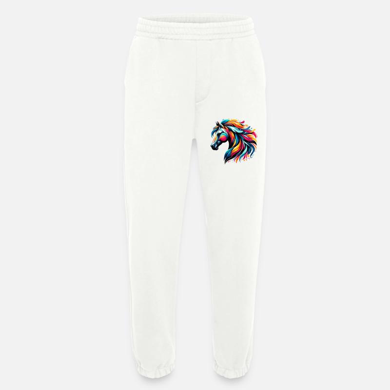 Pferd - Heavyweight Jogginghose - made by SPREAD  - OFF WHITE