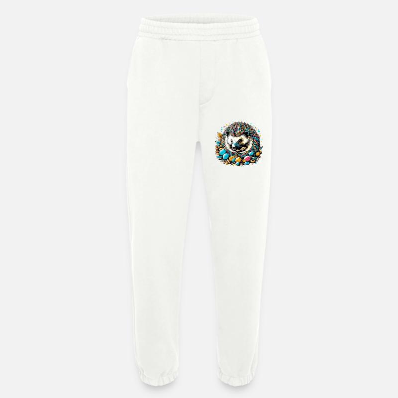 Hérisson - Pantalon de jogging bio épais fabriqué en UE - OFF WHITE